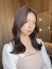 【パーソナルカラー診断付】カット+ブリーチなしワンカラー　￥11800