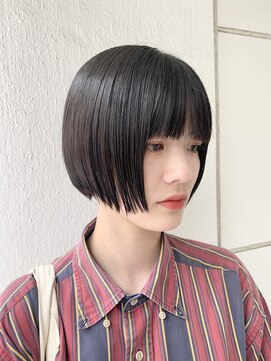 ヤリーバイミクマル(yaree by micmal.) 大人可愛い小顔前下がりボブナチュラルボブ×ミニボブ20代30代