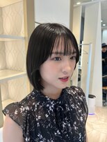 ハウス 表参道(HUIS)&nbsp;髪質改善グレージュカラーつやつやボブ