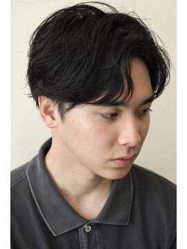 ココ 原宿(KOKO) □ニュアンスパーマカルマパーマ#センターパート#ダークアッシュ