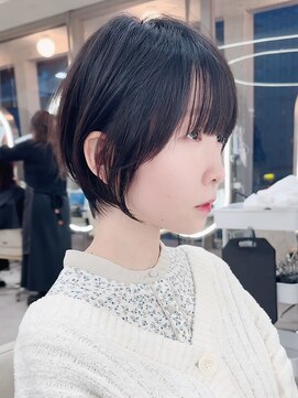 アイドットプラスサッポロ 札幌(i.+SAPPORO) 似合わせカットフェミニンショートメルティカラー髪質改善