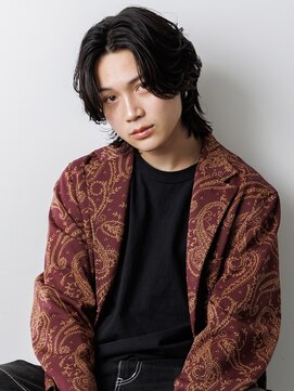 ユーフォリア 渋谷グランデ(Euphoria SHIBUYA GRANDE) ニュアンスパーマ ロン毛スタイル