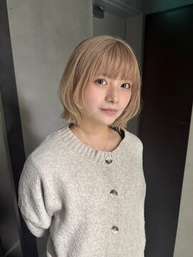 ソル 栄矢場町(SOL) ミルクティーベージュ/ホワイトミルクティー/名古屋美容院