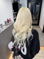 ラピス 福岡天神店(Lapis)&nbsp;エクステ60枚から作るハイトーンロング