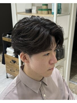 バース 梅田中崎町店(BIRTH) ニュアンスパーマセンターパートフェザーパーマ