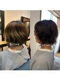 梅雨時期に大きな癖が出て広がってしまう方におすすめパーマ☆