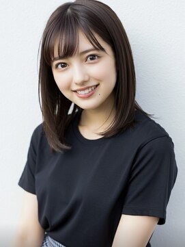 ファクトリーファイブ(Factory5) 小顔ボブミディアムオリーブ20代30代40代くびれミディ韓国ヘア