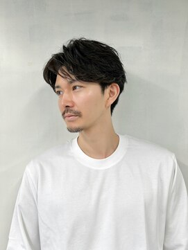 ヌーク 押上店(NooK) センターパート/ニュアンスパーマ/アップバング/メンズサロン