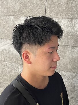 ニアウ 伊勢崎連取店(Niau) フェードメンズショートベリーショートアップバング