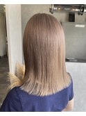 ゴールドベージュ♪ブリーチカラー#髪質改善#オージュア