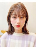 ふわっとミディボブ♪大人可愛い