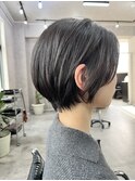 大人ショート/前下がりショート☆髪質改善/縮毛矯正/表参道