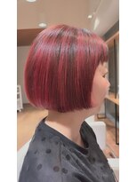 ゴットイール(GOTTO eel)&nbsp;フレンチボブ　レッドブラウンカラー