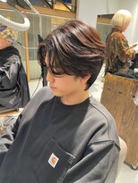 ネオリーブウリ 二子玉川店(Neolive uri)&nbsp;韓国マッシュスペインカールスパイキーショートブルーブラック