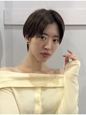ショートカット/髪質改善縮毛矯正白髪ぼかしレイヤーカラーボブ