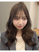 ノネル(nonel.) 透明感カラー/レイヤーカット/小顔カット/ダブルカラー