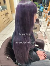 アース 武蔵境店(HAIR & MAKE EARTH)&nbsp;武蔵境で叶えるラベンダーバイオレットのブリーチカラー