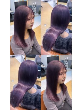 ユニ バイ マグ 長野店(Uni.by Mag) " 透け感抜群" ダブルカラー ミルクティーピンクベージュ