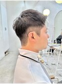 メンズショート刈り上げフェードビジネスヘッドスパ20代30代