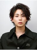 【大人の色気】みきおだ再婚記念黒髪パーマセンターパート