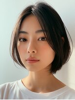 ロディーナコク 大口 新子安(rodina.coc)&nbsp;ミルクティーブロンド/ダークブルー/デジタルパーマ/大口新子安