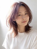 ヘイ 松本店(HEY) 【HEY 松本】ピンクブラウン×ゆるウルフレイヤー
