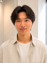 ヘアリゾート粋 トゥジュ 池袋東口店(tujuh)&nbsp;フェザーパーマ/メンズパーマ/メンズカット/ナチュラルブラウン