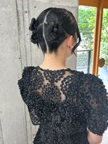 オムズポカ 栄矢場町店(OM's poka)&nbsp;ツインシニヨン/シニヨンヘア/タイトヘアセット/お呼ばれヘア
