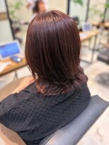 ケンジ 南林間(KENJE) 艶めくバイオレットレイヤーミディ