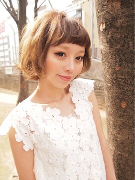 ナヌーク シブヤ(nanuk shibuya) 外国人風無造作カール×ナチュラルショート×マーメイドアッシュ