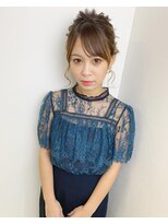 ヘアー アトリエ アンジー(Hair Atelier Angee)&nbsp;大人可愛いルーズシニヨンアレンジ☆