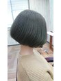 アグ ヘアー カーム 東根店(Agu hair calm) ミニボブ×カーキグレージュ