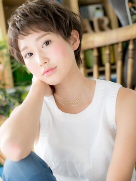 カバーヘア ブリス 戸田公園西口店(COVER HAIR bliss) *bliss戸田公園*ジグザグバングの女らしさ黒髪ベリ-ショ-トct2!