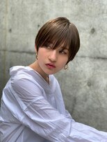 ハバナ 渋谷(HAVANA) 20代30代大人かわいい斜めバングデザインカラーシルキーベージュ