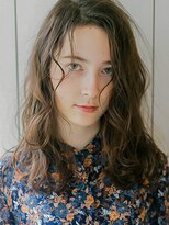 プレイスインザサン(PLACE IN THE SUN)&nbsp;【花本】クセっぽウェーブなセミロング｜30代40代50代