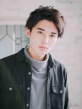 セブンルックス(7LOOKS) 前下がりマッシュパーマスタイル