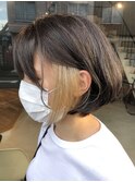 ホワイティベージュイヤリングカラー