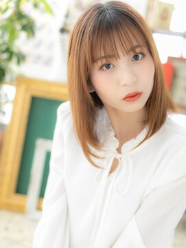 カバーヘア ブリス 川口(COVER HAIR bliss) インナーカラー外国人風小顔シースルーバングa川口20代30代40代