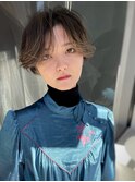 グラデーション×グレージュ×ハンサムショート【本多身和子】
