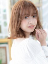 カバーヘア ブリス 志木南口駅前店(COVER HAIR bliss)&nbsp;大人ガーリー小顔くせ毛風ミディアムウルフa志木20代30代40代