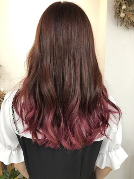 ソソ 与野(So/So) バイオレットカラー/グラデーションカラー/紫/Wカラー/ブリーチ