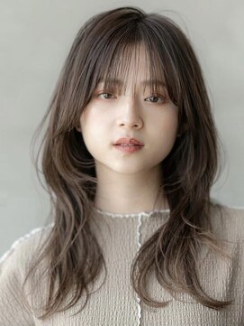 ドットハリス(.Hallis) くびれヘア/韓国風ヘア/大人可愛い/ベージュ/原宿/表参道