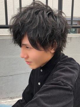 ヘア サークル ジープ 石井店(hair circle geep) 無造作スパイラル×マッシュレイヤー