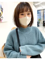 キジ(kiji) 【kiji】乾かすだけでスタイルになるナチュラルボブ＃久屋大通