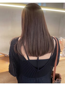 ローレンジウ(LOREN JU) 透明感髪質改善ベージュダブルカラーミルクティーグレージュ