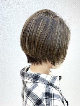 シュヴー 浦安店(CHEVEUX) 大人ナチュラルレイヤーショートボブ丸みショート20代/30代/40代