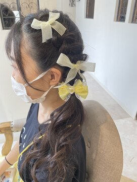 ラビスモア(Lovis moa) 魅力倍増カール/セミディ/シアーカラー/ダークアッシュ/姫カット