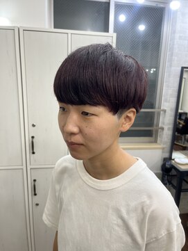 メルシー トータル ブランディング サロン(merci TOTAL BRANDING SALON) ショートマッシュ/ベリーカラー【横浜】