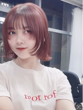 ジィルム(XELM) レイヤーカットミルクティーベージュケアブリーチダブルカラー