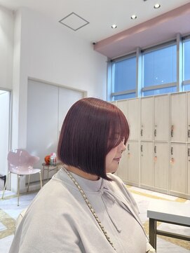 リー 梅田(Lee) ブリーチなしボルドカラー